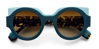 Etnia Barcelona Izzi TQHV Womens Sunglasses Blue Size 48