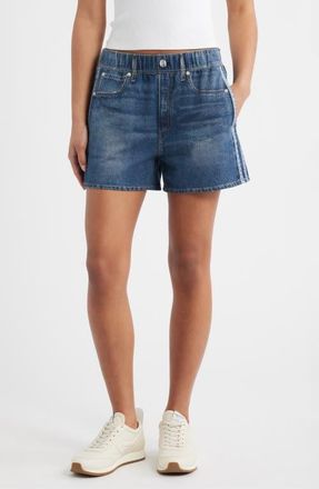 Rag & Bone Miramar Terry Track Shorts in Blue at Nordstrom, Size X-Small