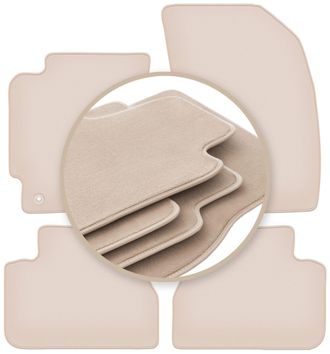 OEM Alfombrillas Beige Premium Para Chevrolet Evanda Sed&aacute;n 2006-2012