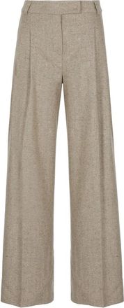 D.exterior Pantalones Anchos - Trousers - Mujer - Beige - S