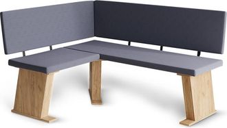 Vicco Banco De Comedor Rivon, Roble Dorado/antracita, 120 X 150 Cm Esquina Derecha, Vicco