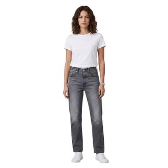 Levi's 501-jeans met 5 zakken en rechte pijpen voor dames (Porcini Haze)