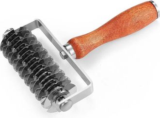 OEM Cortador De Masa De Acero Inoxidable Con Mango De Madera, Una Herramienta De Reposter&iacute;a Que Ahorra Tiempo