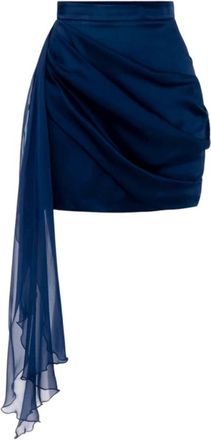 Elisabetta Franchi Mujer, Faldas, Azul, Talla: S