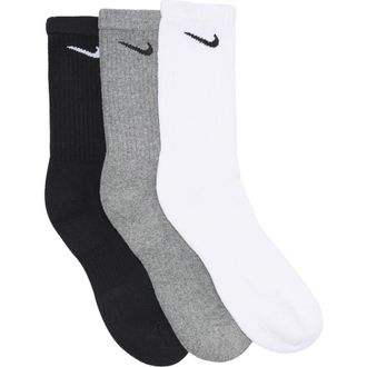 Nike Everyday Cushioned Training Crew Socks - Pack of 3 in Multi-Color at Nordstrom Rack, Size Large
