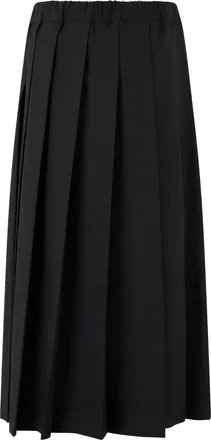 Fabiana Filippi Pleated Maxi Skirt - Black