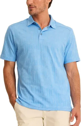 Tommy Bahama Palm Fresco Vines Polo in Blue Chaise at Nordstrom, Size Xxx-Large