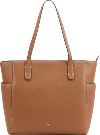 Paul Costelloe Womens Lucinda Leather Shoulder Bag - Brown - One Size