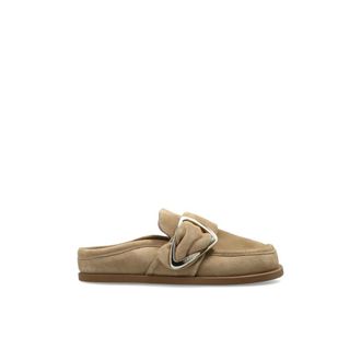 INUIKII Mules, female, Beige, Size: 11 US Dreamer Buckle