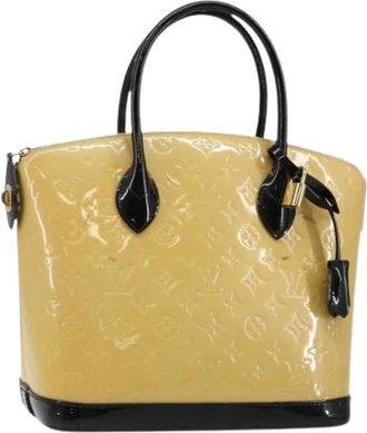 Louis Vuitton Pre-owned Handbag - Dames - Vintage Handtas - Beige - ONE Size - Leer - Vintage
