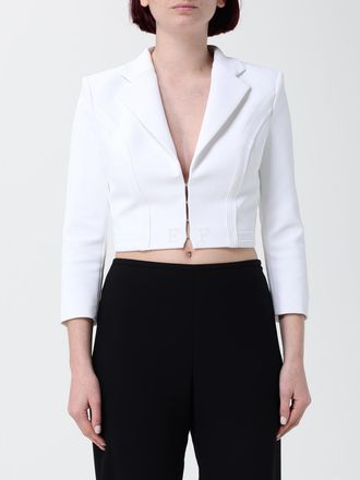 Elisabetta Franchi Blazer in poliestere crop