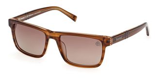 Timberland TB00020 Polarized 48H Mens Sunglasses Brown Size 55
