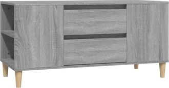 vidaXL Vidaxl - Mueble De Tv Madera Contrachapada Gris Sonoma 102x44,5x50 Cm