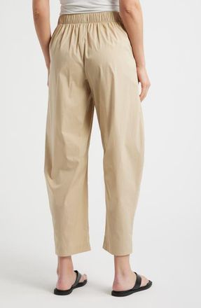 Anne Klein Barrel Leg Pants in Safari at Nordstrom, Size X-Large