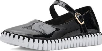 Ilse Jacobsen Tulip 3486 Womens Dress Flat Shoes Black : EU 40 (US Womens 10) M, Faux Leather