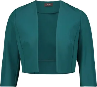 Vera Mont Dames, Jassen, Groen, Maat: 4XL Poliester