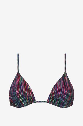 Eres Bedrucktes Triangelbikinioberteil Rayon