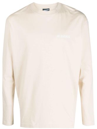 Jacquemus Le T-shirt Manches Longues top - unisex - Organic Cotton - 3XL - Neutrals