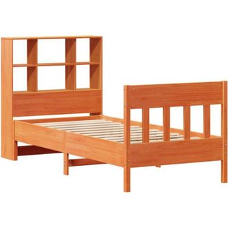 vidaXL Vidaxl - Bed Frame without Mattress Wax Brown 90x200 cm Solid Wood Pine