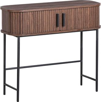Beliani Console Table BRADLEY Dark Brown