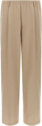 Cellar Door Ezio Broek - Heren - Straight fit broeken - Beige - XL - Wol - Broeken