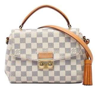 Louis Vuitton Pre-owned Croisette Handbag - Dames - Pre-owned - Wit - Maat: ONE Size Leer