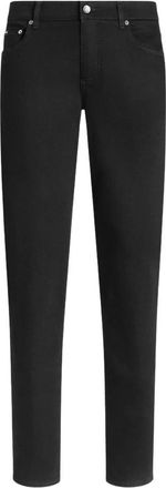 Dolce & Gabbana Straight Fit Jeans, male, Black, 2XL, Straight Jeans