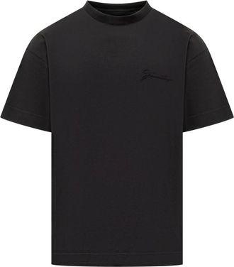 Givenchy T-Shirts, male, Black, Size: M T-shirt in cotton with signature