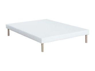 Vente-Unique Rete Deco Con Giroletto 160 X 200 Cm 10 Doghe Passive Bianco - Asthenis Di Ysm&eacute;e