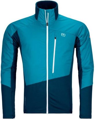Ortovox Westalpen Swisswool Hybrid Jacket Woll- & Merinojacken für Herren | blau/türkis