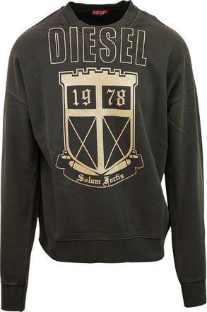 Diesel Felpa Adrastos - - Sweatshirts & Hoodies - Uomo - Grigio - XL