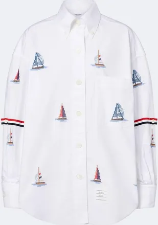 Thom Browne Printed cotton shirt