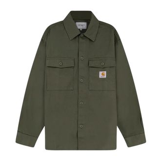 Carhartt Work in Progress Kelly Shirt Jacket - male - Carhartt Wip - Light Jackets - Green - L - Jackets