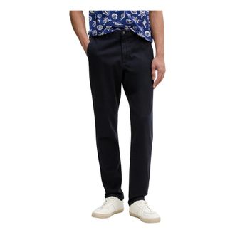 Benetton Slim Fit Chino Broek - Heren - Chinos - Blauw - XL - Katoen - Broeken