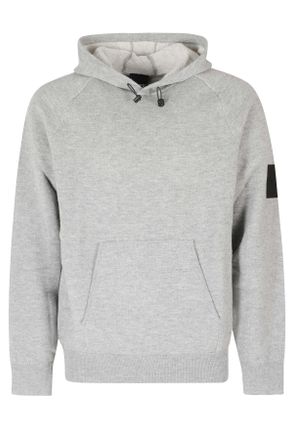 Outhere Oak Drawstring Kangaroo Pocket Brushed Wool Hoodie