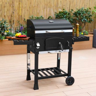 Sweeek Sweeek - Barbacoa De Carb&oacute;n Premium, Bernard, Negro, 122x65x103.5 Cm