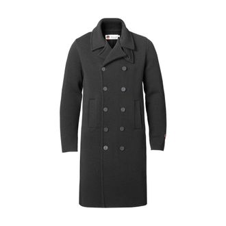 Busnel Jean Coat - Heren - Mantel - Zwart - L - Wol - Jassen
