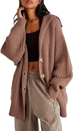 Free People Swim Too Deep Cardigan in Strawberry Roan at Nordstrom Rack, Size Small