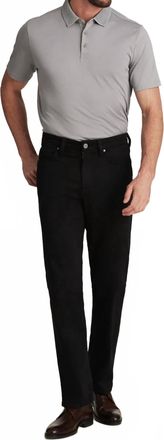 34 Heritage Charisma Relaxed Straight Pants In Double Black