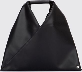 Maison Margiela Borsa a mano da bambina con logo White Stitch posteriore