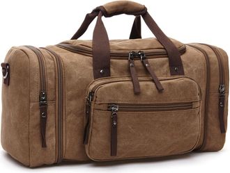 Generic Travel Handbag,Compatible For Men Hand Luggage Bags Canvas Duffle Bag Weekend Shoulder Bagpack Multifunctional Lightweight Handbags(G)