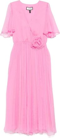 Nissa Abito midi con applicazione floreale - Rosa