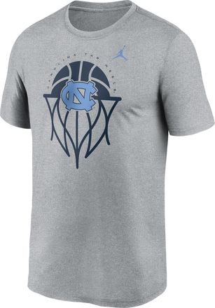 Nike North Carolina Legend Basketball Icon Nike Mens Dri-FIT College T-Shirt in Grey | NKGK06GNCN-1NT