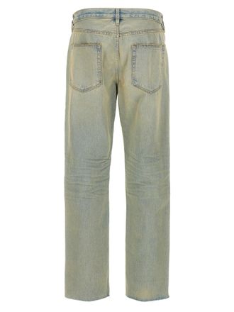 Fear of God Distressed Cotton Denim Jeans - Light Blue