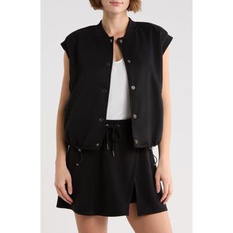 Scotch & Soda Crop Vest in Black at Nordstrom Rack, Size Large