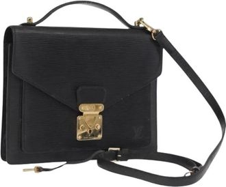 Louis Vuitton Pre-owned Handbags, female, Black, Size: ONE SIZE Pre-owned Vintage Handbag