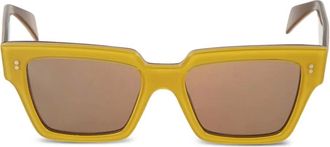 Kàdor Occhiali da sole Fashion squadrati - Giallo