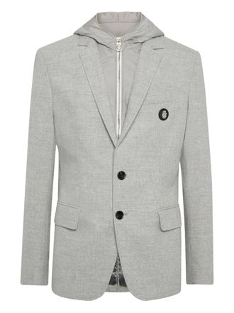 Billionaire Boys Club Blazer met capuchon en knopen - Grijs