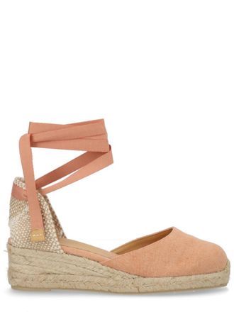 Castaner Pink Solid Wedges