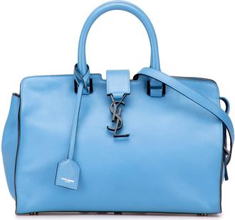 Saint Laurent Pre-owned Saint Laurent Small Leather Monogram Cabas Satchel Ladies GRP394461af>0915